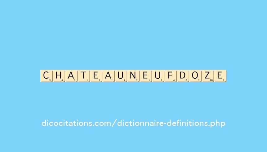 chateauneuf-d-oze