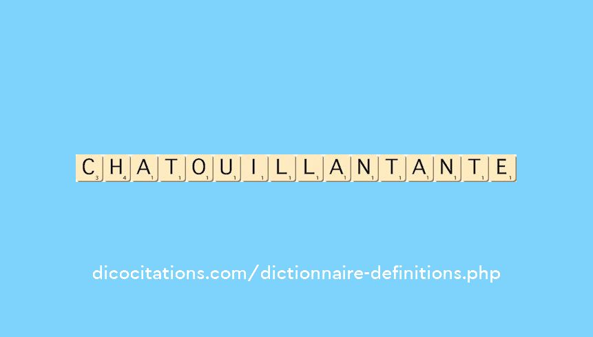 chatouillant--ante