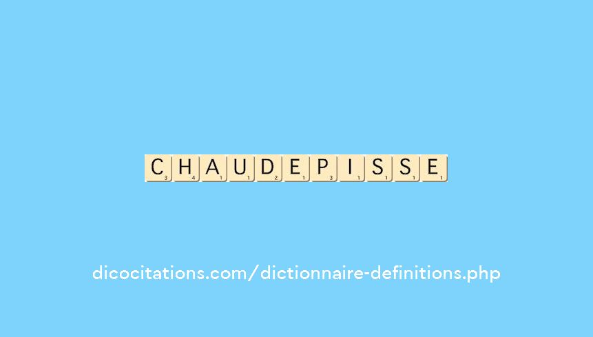 chaude-pisse