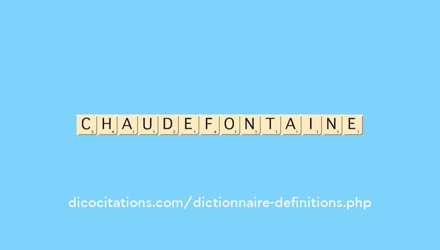 chaudefontaine