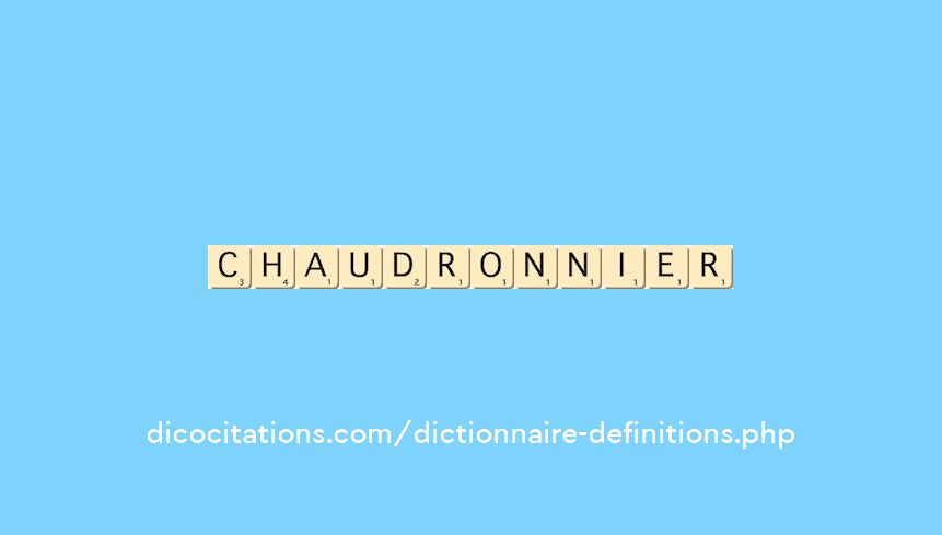 chaudronnier chaudronnier
