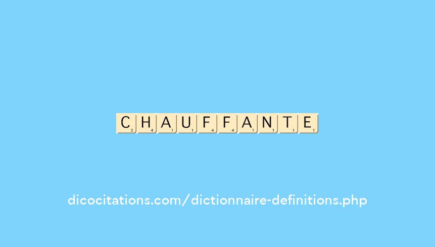 chauffante