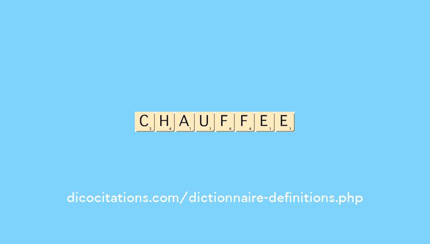 chauffee chauffee