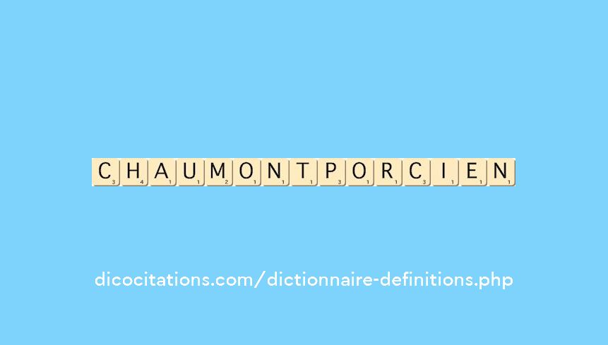 chaumont-porcien