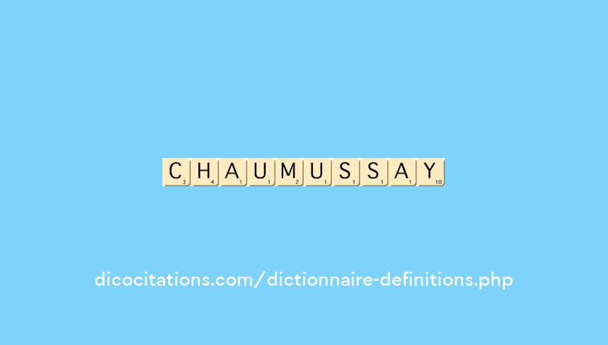 chaumussay