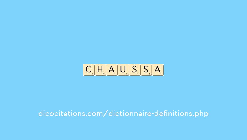 chaussa chaussa