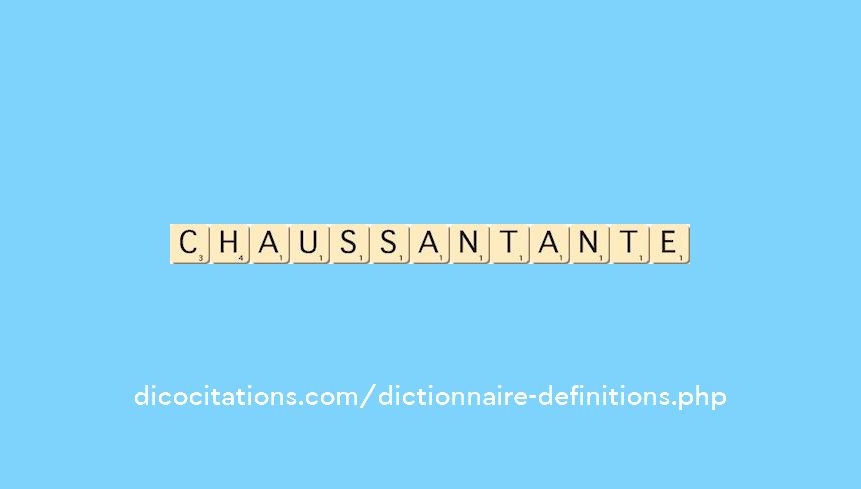 chaussant--ante