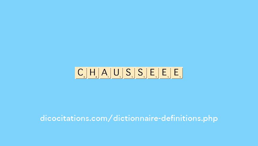 chausse--ee