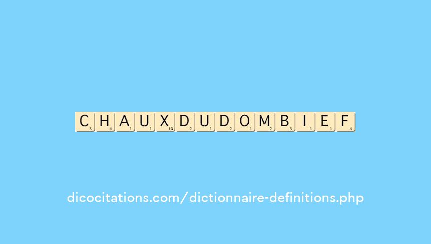 chaux-du-dombief
