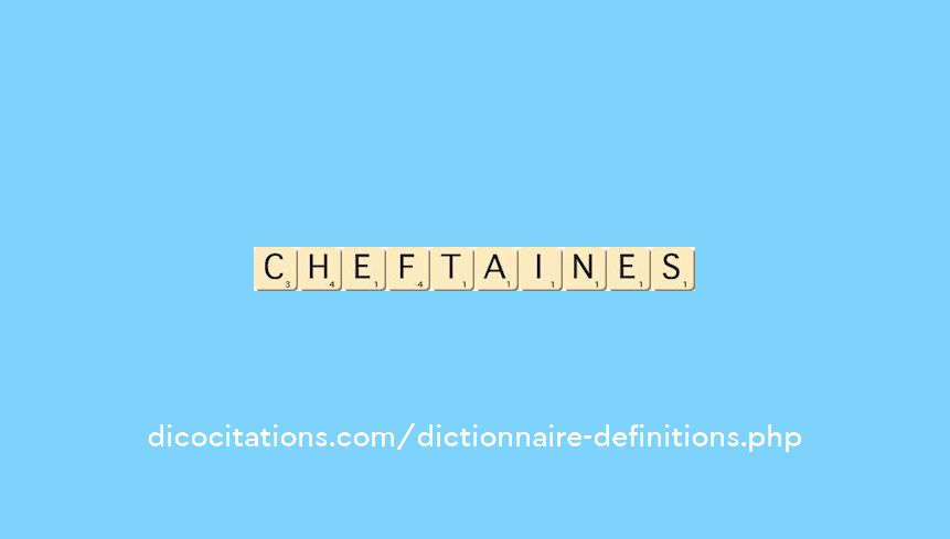 cheftaines cheftaines