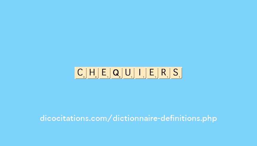 chequiers chequiers