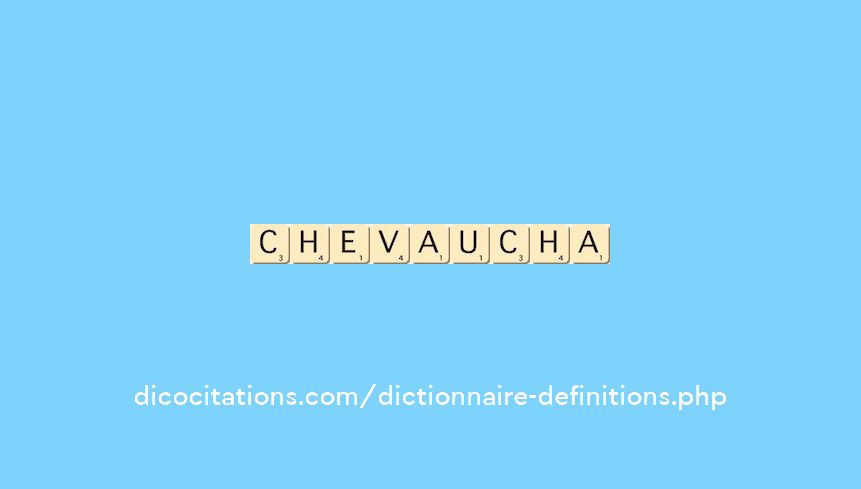 chevaucha chevaucha