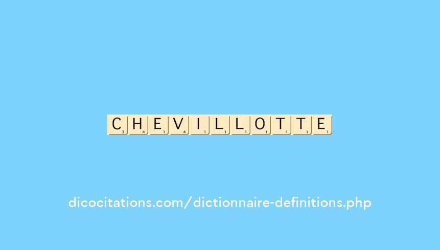 chevillotte