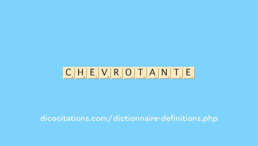 chevrotante chevrotante