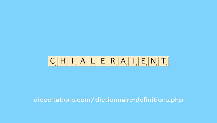 chialeraient chialeraient