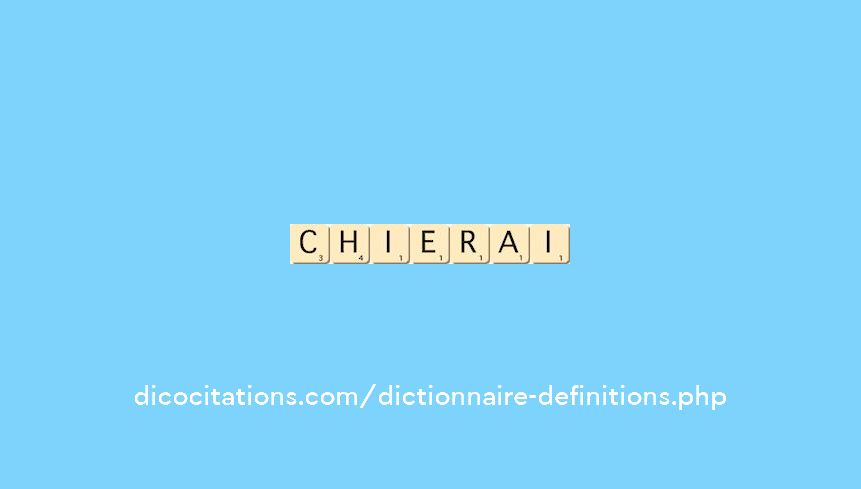 chierai chierai