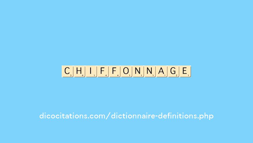 chiffonnage