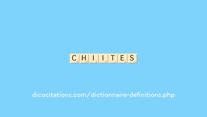 chiites