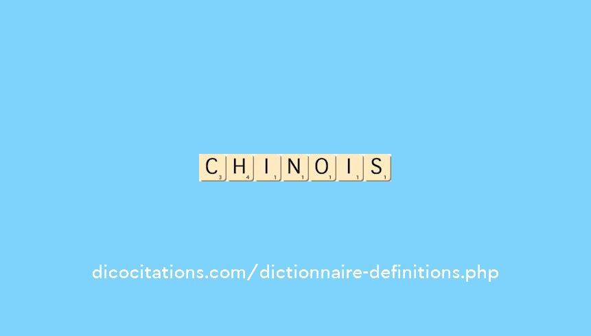 chinois chinois