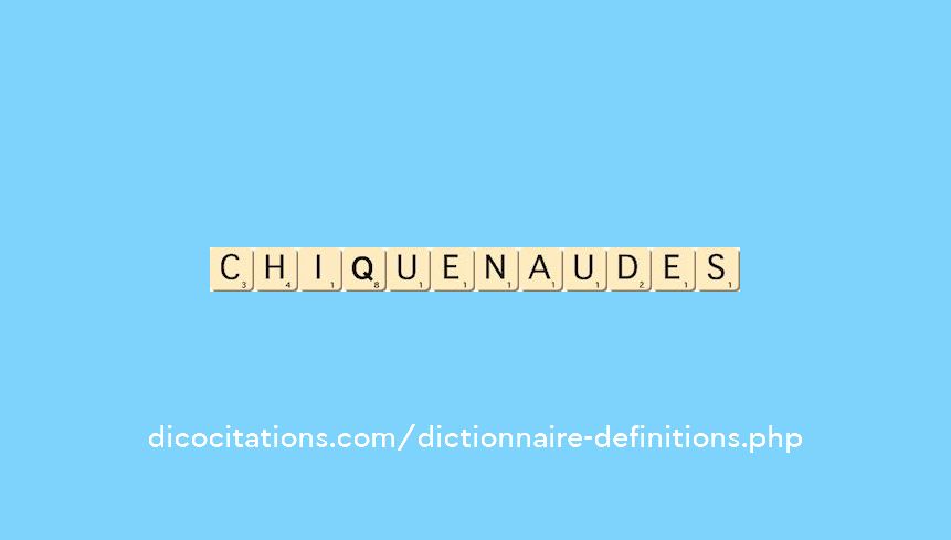 chiquenaudes chiquenaudes