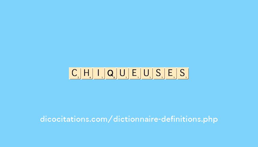 chiqueuses chiqueuses