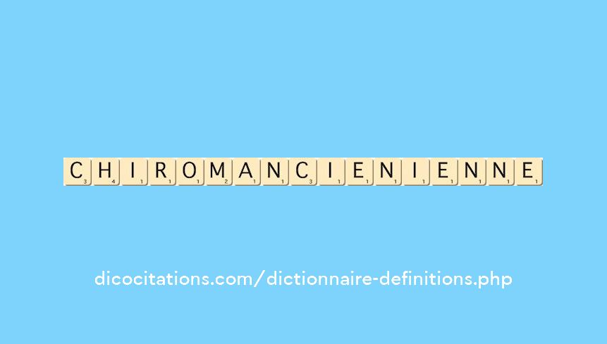 chiromancien--ienne