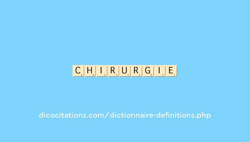 chirurgie chirurgie