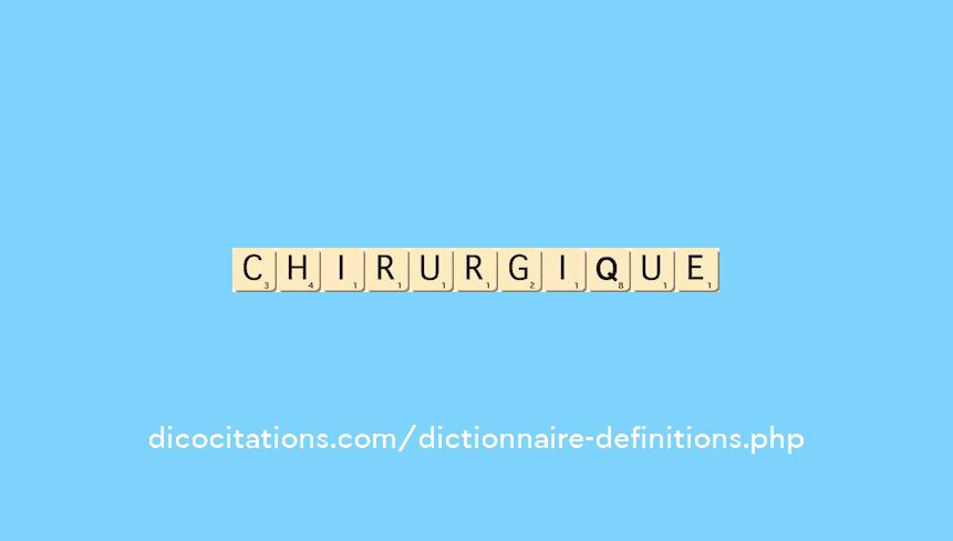 chirurgique