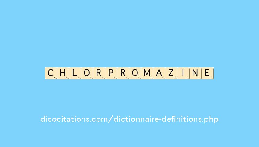 chlorpromazine chlorpromazine