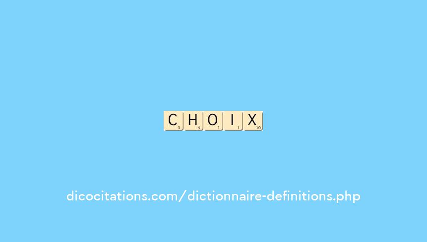 choix