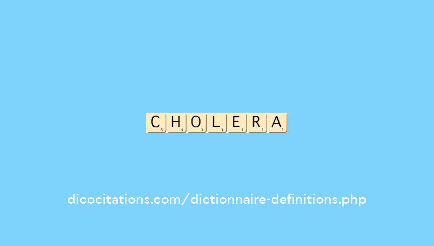 cholera cholera