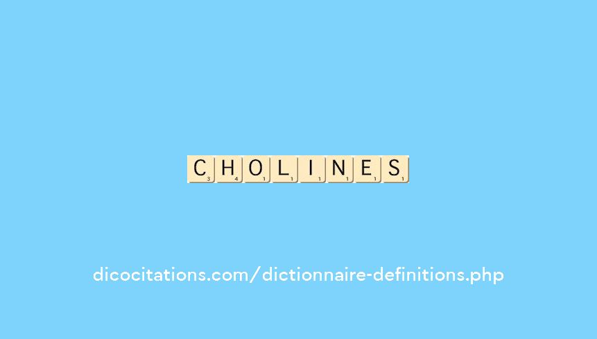 cholines cholines