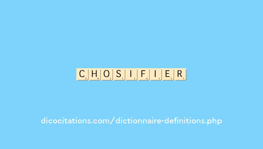 chosifier chosifier