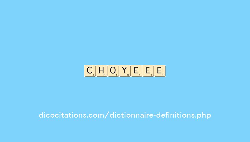 choye--ee
