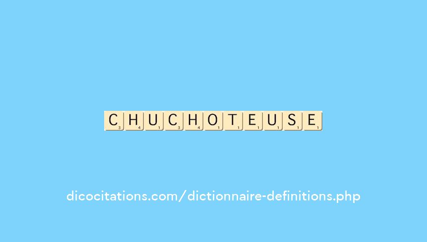 chuchoteuse chuchoteuse