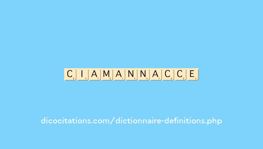 ciamannacce