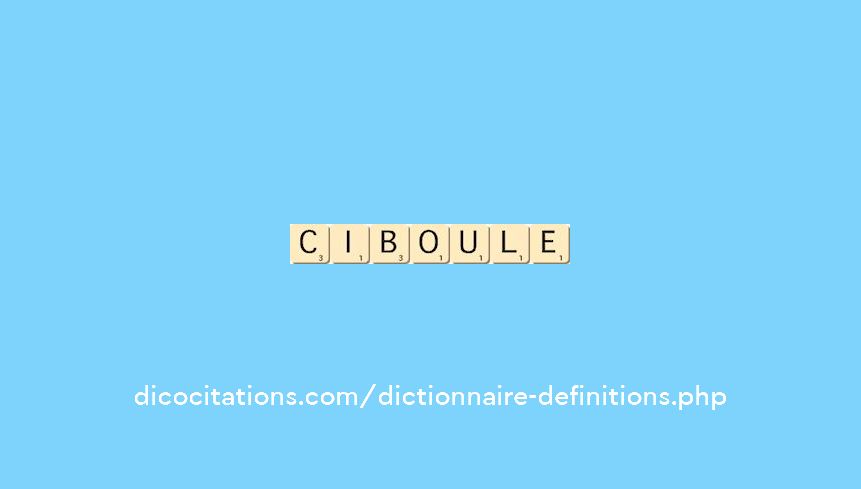 ciboule