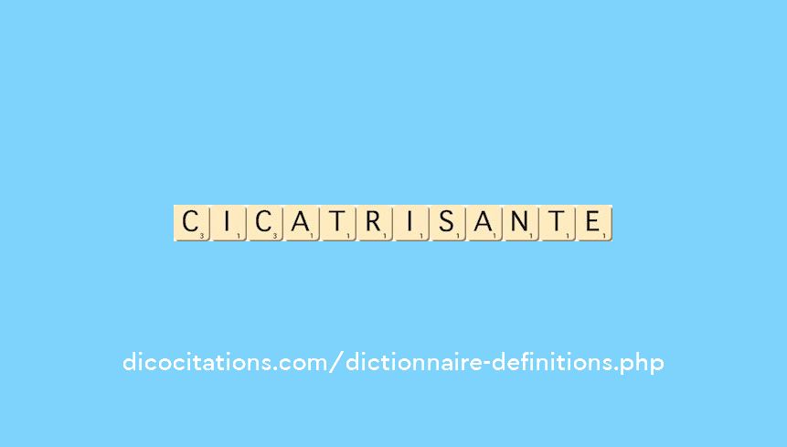 cicatrisante cicatrisante