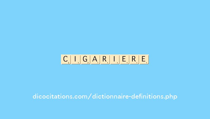 cigariere cigariere