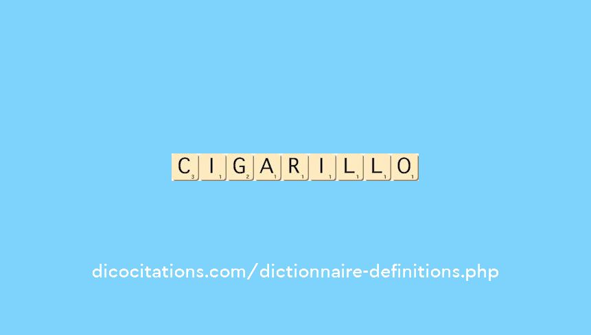 cigarillo cigarillo