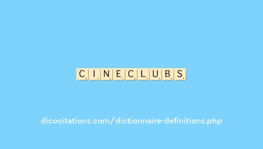 cine-clubs