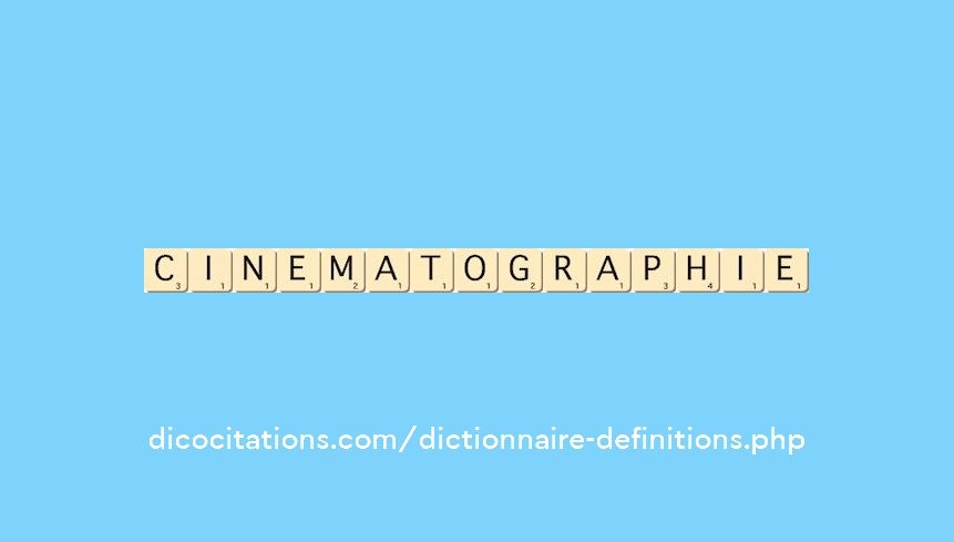 cinematographie cinematographie