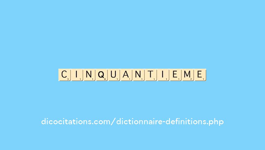 cinquantieme