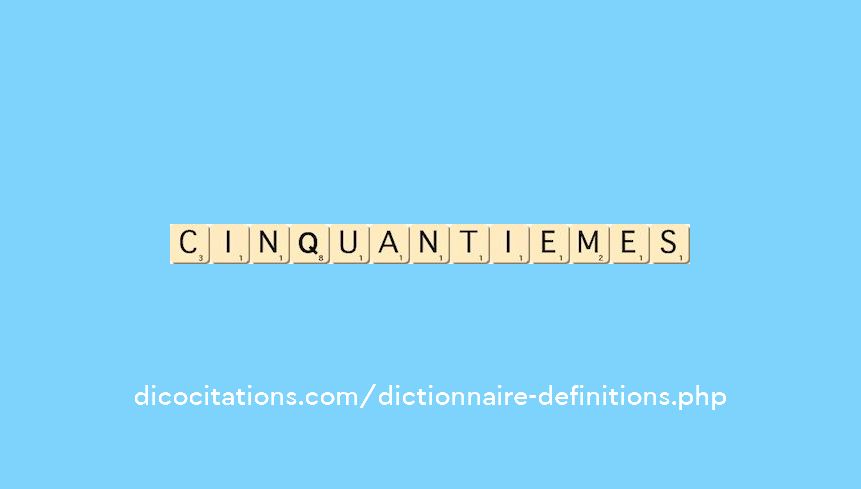 cinquantiemes
