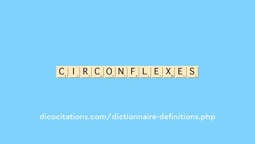 circonflexes circonflexes