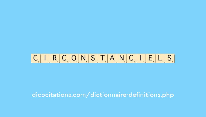 circonstanciels circonstanciels