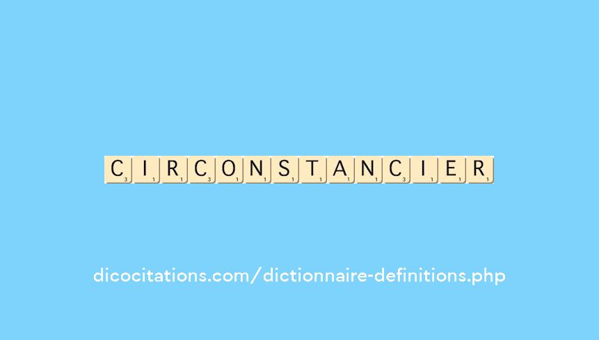 circonstancier
