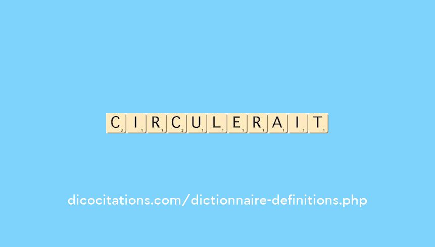 circulerait circulerait