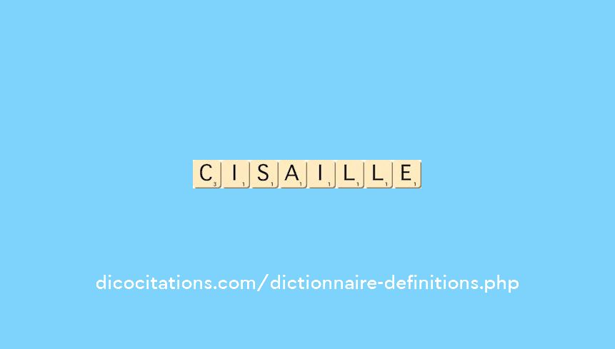cisaille cisaille
