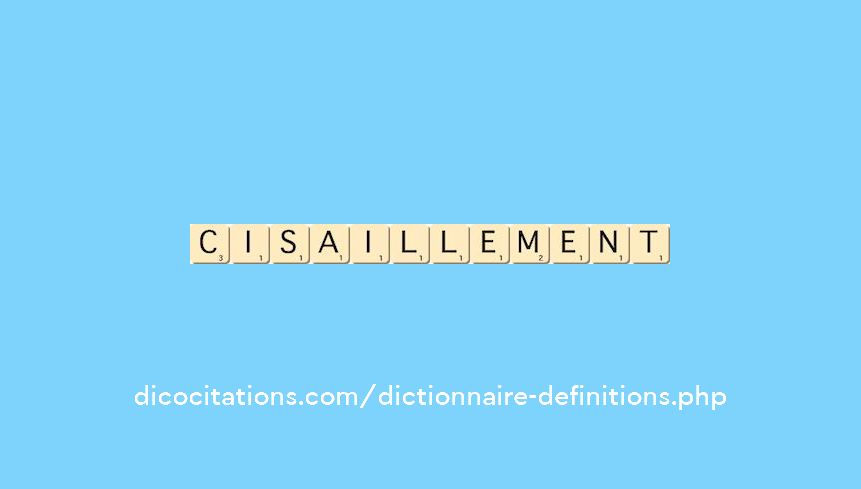 cisaillement